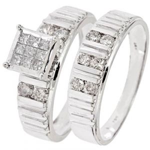 Compare Trio Ring Sets and Bridal Ring Sets