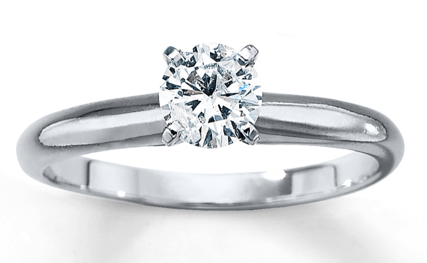 Kays half carat diamond engagement ring