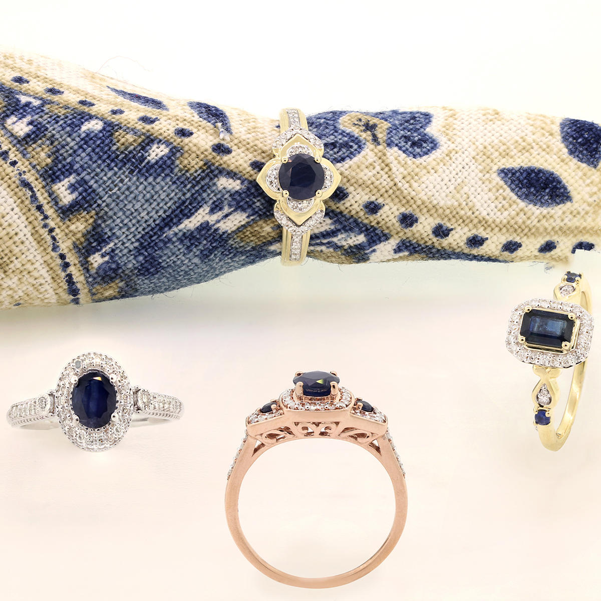 BLUE SAPPHIRE ENGAGEMENT RINGS